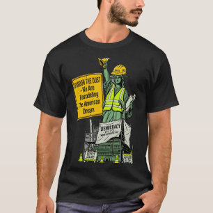 Camiseta A América está em Construção - Desculpe o Pó