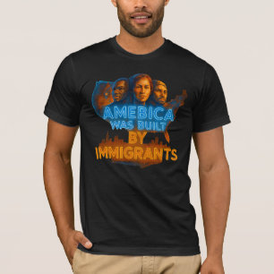 Camiseta A América Foi Construída por Imigrantes