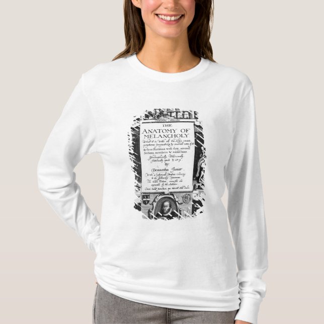 Camiseta A anatomia da melancolia (Frente)