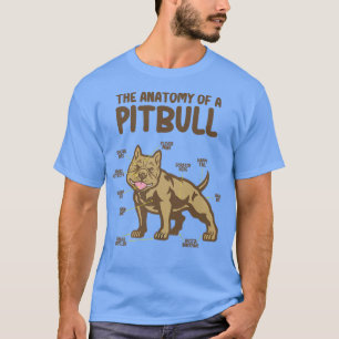 Camiseta A Anatomia de um pombo-canino, Engraçado Cachorro 