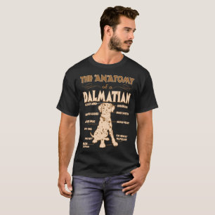 Camiseta A anatomia do presente Dalmatian dos amantes do