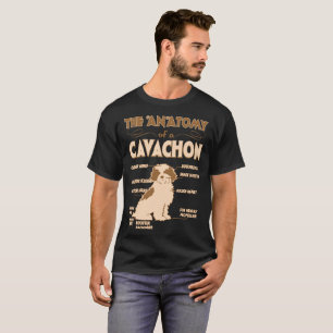 Camiseta A anatomia do presente dos amantes do animal de