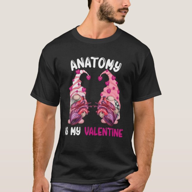 Camiseta A Anatomia é o meu Namorados Enfermeiro Namorados  (Frente)