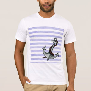 Camiseta A âncora do navio náutico