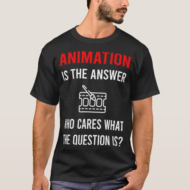 Camiseta A Animação da Resposta (Frente)