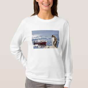 Camiseta A Antártica, angra de Neko (porto). Pinguim de