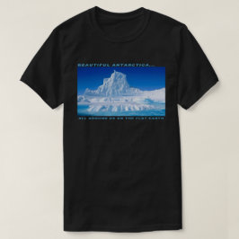 Camiseta A Antártica bonita - toda em torno de nós (terra