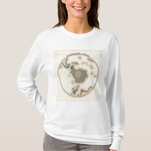 Camiseta A Antártica, hemisfério sul