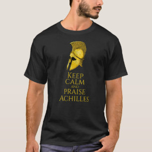 Camiseta A Antiga Mitologia Grega Mantém A Calma E Louva Ac