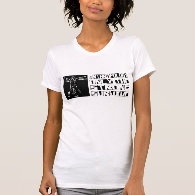 Camiseta A antropologia sobrevive (Frente)