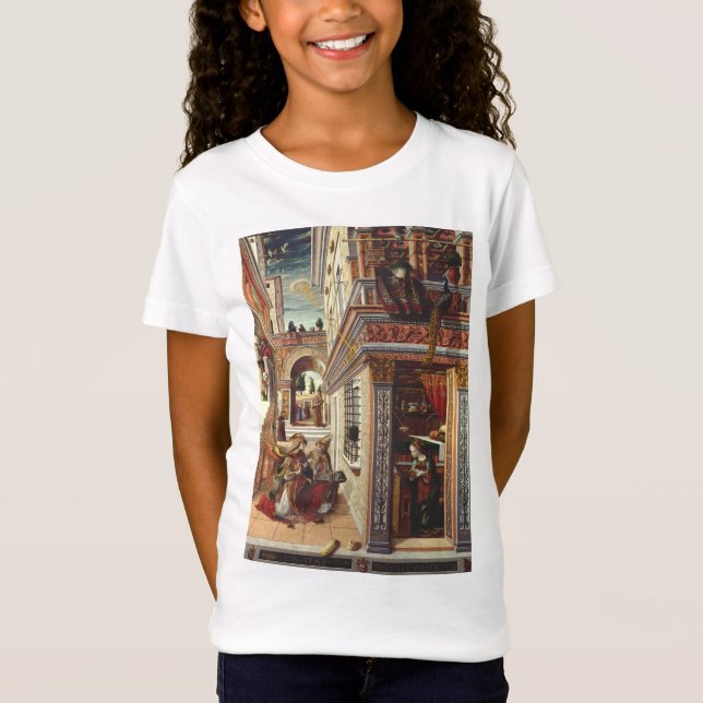 Camiseta A Anunciação Carlo Crivelli Arte Renascentista (Frente)