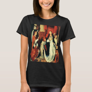 Camiseta A Anunciação da Virgem Maria por Hans Memling