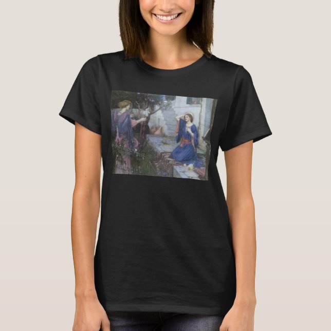Camiseta A Anunciação de John William Waterhouse (Frente)