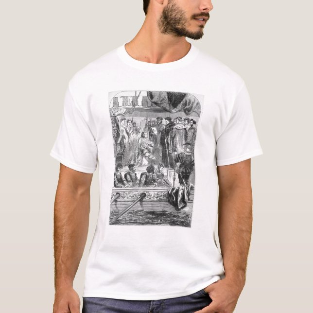 Camiseta A apreensão de Anne Boleyn (Frente)