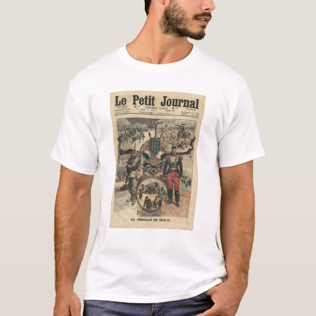 Camiseta A apresentação da medalha dos combatentes (Frente)