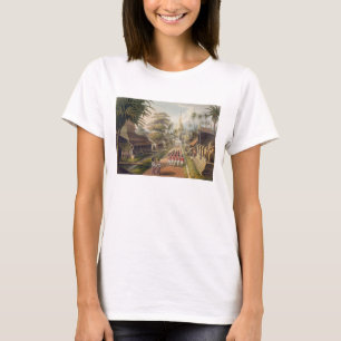 Camiseta A aproximação principal ao grande pagode a de