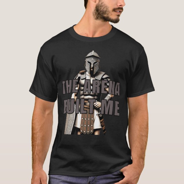 Camiseta A Arena Me Construiu Espartano (Frente)
