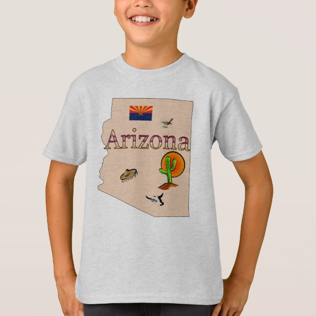 Camiseta A arizona caçoa o t-shirt (Frente)
