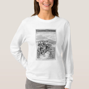 Camiseta A arma de Gatling do modelo novo