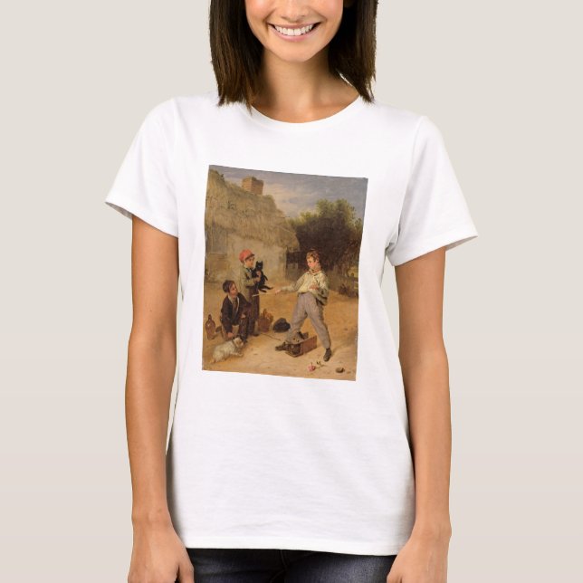 Camiseta A Armadilha de Rato (óleo no painel) (Frente)