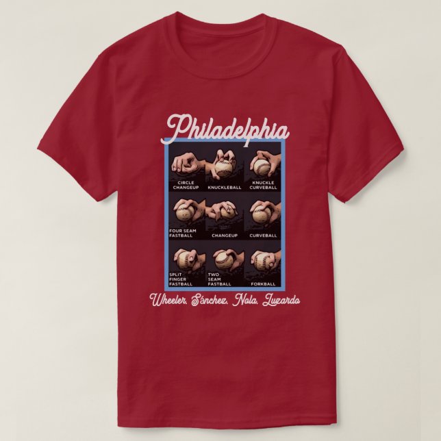 CAMISETA A ARREMESSADA DE FILADÉLFIA (Frente do Design)