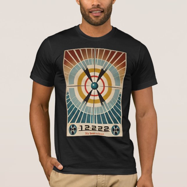 Camiseta A Arte Atômica Do meio século Foi Uma Explosão (Frente)