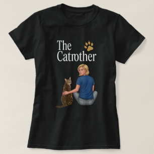 Camiseta A Arte da Dona do Gato Tabby