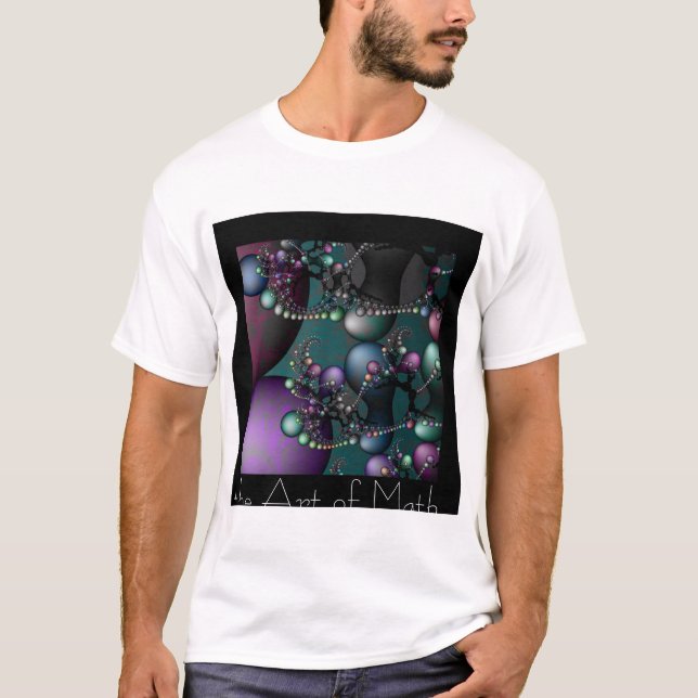 Camiseta A arte da matemática (Frente)
