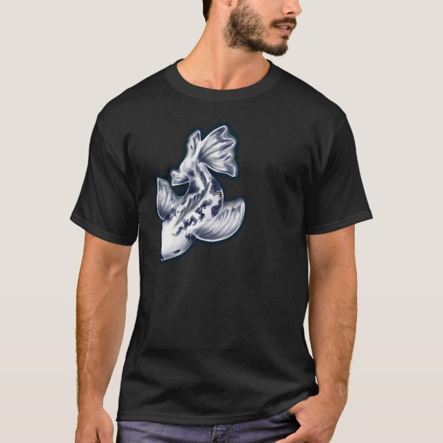 Camiseta A Arte de Koi (Frente)