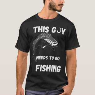 Camiseta a arte definitiva para pescadores apaixonados e um