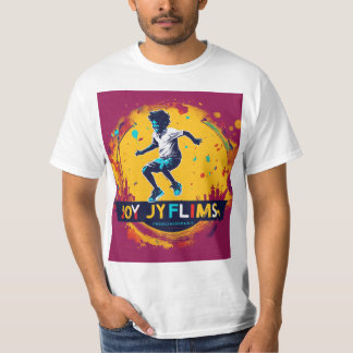 Camiseta A arte do Design de logotipo As cores podem ser cl