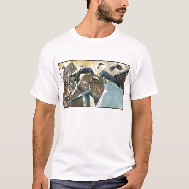 Camiseta A arte do funcionamento livre (Frente)