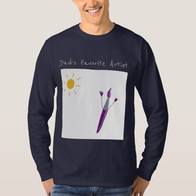 Camiseta A Arte do Seu Filho Em Uma (Frente)