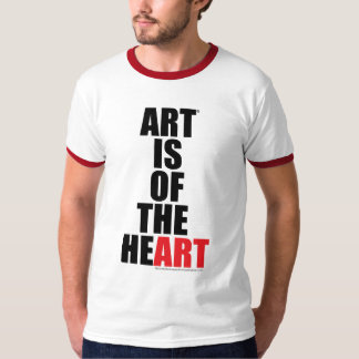 CAMISETA A ARTE É DO CORAÇÃO