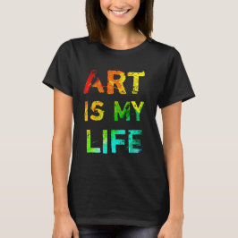 Camiseta A arte é minha vida