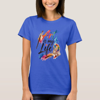 Camiseta A arte é minha vida