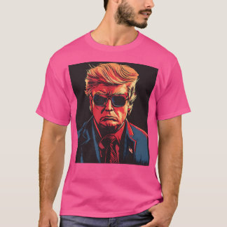Camiseta A Arte Retroativa Mais Famosa De Donald Hairstyle