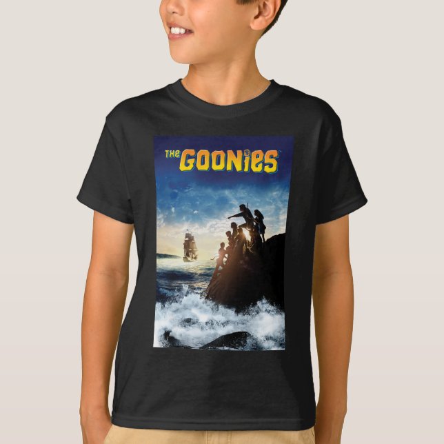Camiseta A Arte Teatral do Navio Pirata dos Goonies (Frente)