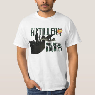Camiseta A artilharia canadense "quem precisa círculos? "