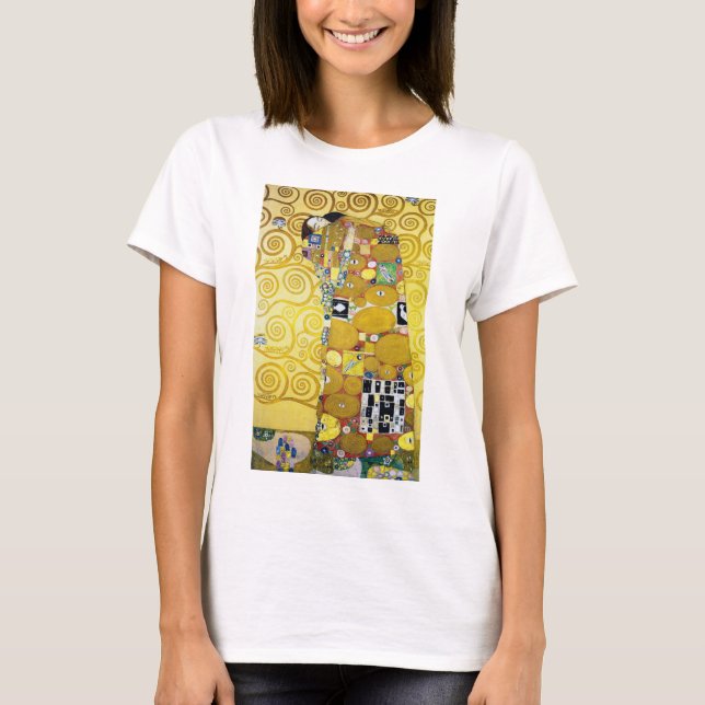 Camiseta A árvore da vida (detalhes), Klimt (Frente)