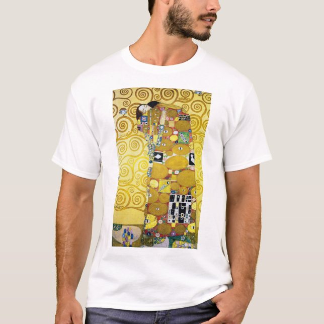 Camiseta A árvore da vida (detalhes), Klimt (Frente)