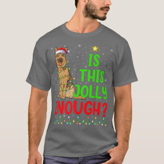 Camiseta A Árvore De Xmas É Jolly Suficiente Em Malinois Be