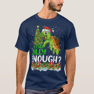 Camiseta A Árvore De Xmas É Um Peixe De Tartaruga Do Mar Su