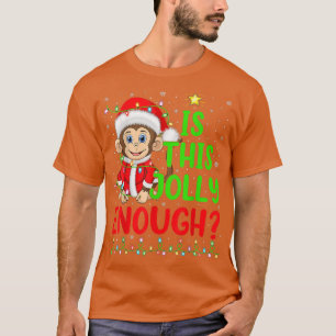 Camiseta A Árvore De Xmas Engraçada É Este Cristo De Macaco