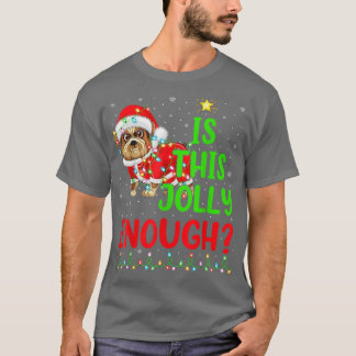 Camiseta A Árvore De Xmas Engraçada É Jolly O Suficiente Pa