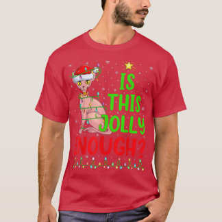 Camiseta A Árvore De Xmas Engraçada É Jolly O Suficiente Pa