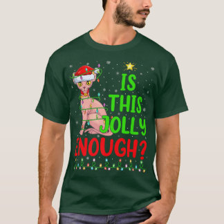 Camiseta A Árvore De Xmas Engraçada É Jolly O Suficiente Pa