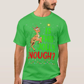 Camiseta A Árvore De Xmas Engraçada É O Suficiente Antílope