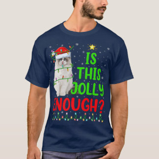 Camiseta A Árvore De Xmas Engraçada É Suficiente Para O Gat