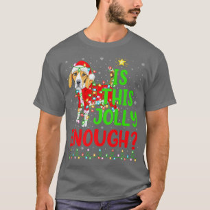 Camiseta A Árvore De Xmas Engraçada É Um Cristo De Beagle S